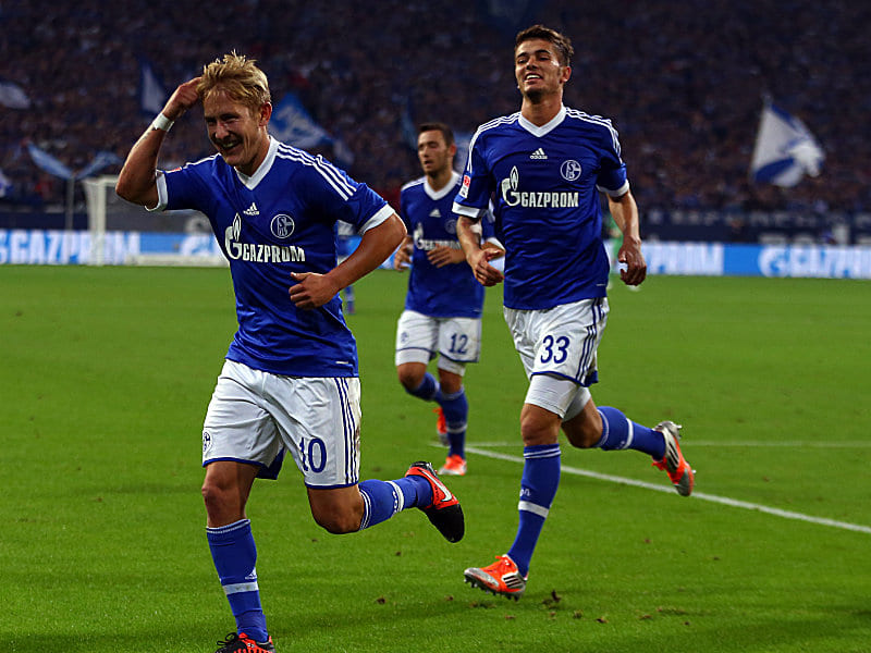 Köpfchen bewiesen: Der Blondschopf von Lewis Holtby war Gold wert für S04.