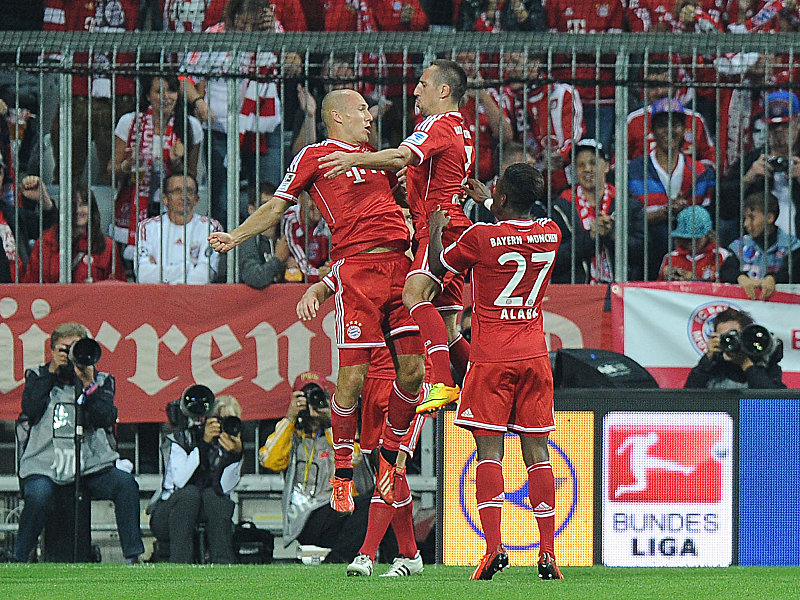 Robben und Ribery im "Luftduell"