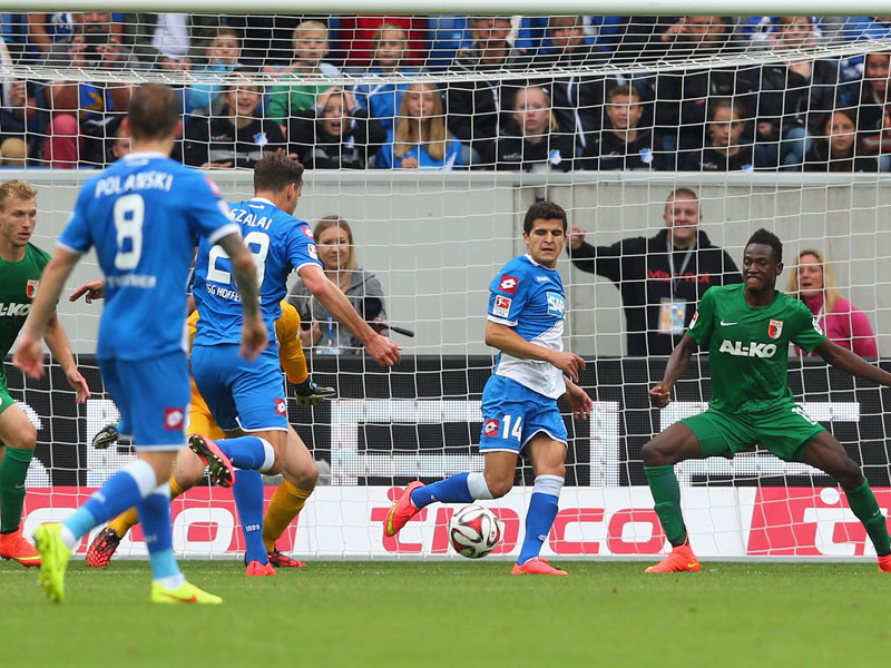 Szalai netzt gleich zum 1:0 ein