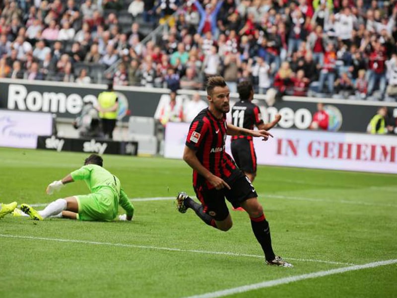 Erzielte das Tor des Tages: Frankfurts Neuzugang Haris Seferovic.