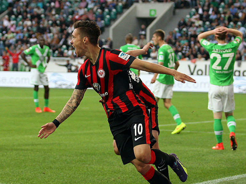 Der Joker sticht! Vaclav Kadlec sicherte der Frankfurter Eintracht in Wolfsburg einen verdienten Punkt.