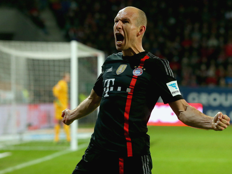 Einmal mehr eine Machtdemonstration: Arjen Robben bejubelt einen seiner zwei Treffer.
