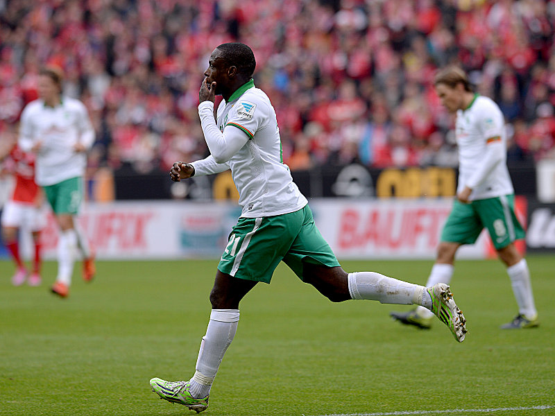Werders Angreifer Anthony Ujah.