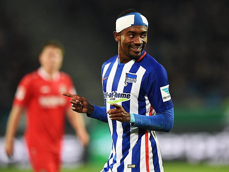 Zur Stelle: Hertha-Stürmer Salomon Kalou erzielte beim 1:0 sein fünftes Saisontor.