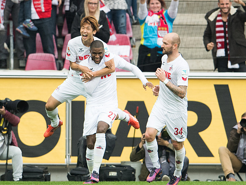 Anthony Modeste, Yuya Osako (o.), Konstantin Rausch (r.)