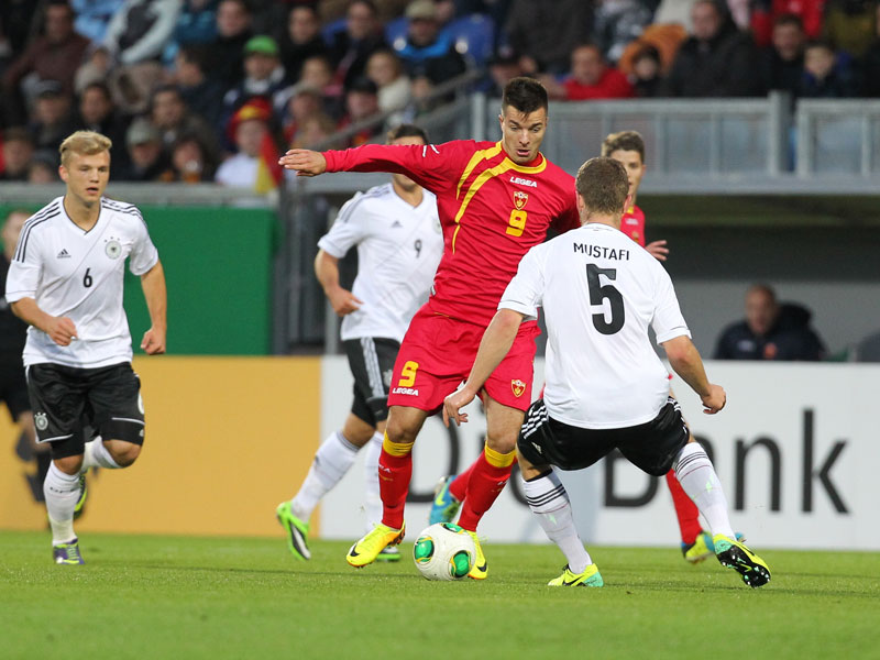 Steht beim FCK hoch im Kurs: Stefan Mugosa (hier im U-21-Länderspiel Montenegros gegen die DFB-Elf).