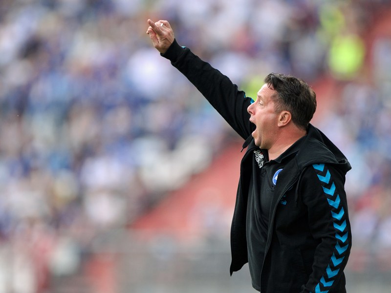 Na klar: Nach oben soll es gehen für Markus Kauczinski und seinen KSC.