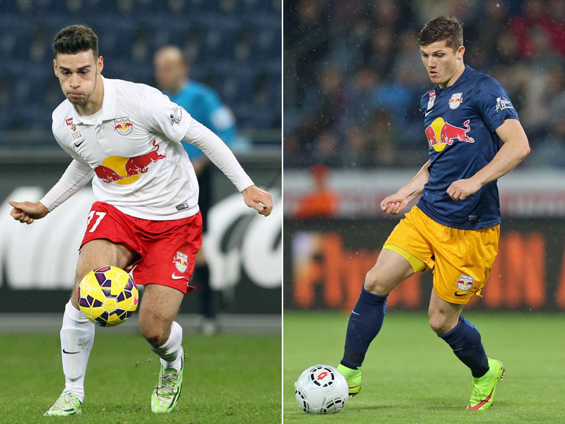 Massimo Bruno (li.) und Marcel Sabitzer