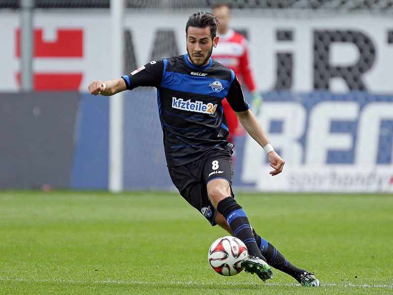 Paderborns Mario Vrancic wird von Liga-Konkurrent FCK umworben, hat aber auch Bundesliga-Angebote.