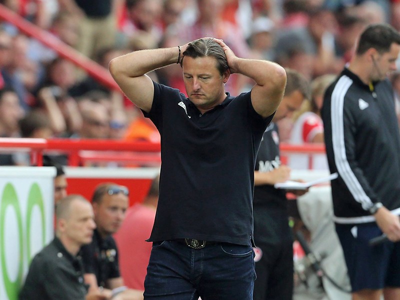 Hatte Grund zu hadern: Lauterns Trainer Kosta Runjaic.