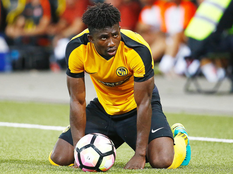 "Spiele ich wie einer, der Knieprobleme hat?" Sekou Sanogo von Young Boys Bern stichelte Richtung Stuttgart.