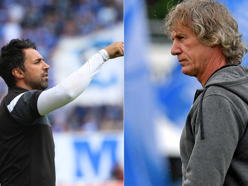 Nicht mehr Trainer des VfL Bochum: Gertjan Verbeek (re.), Ismail Atalan wird sein Nachfolger.