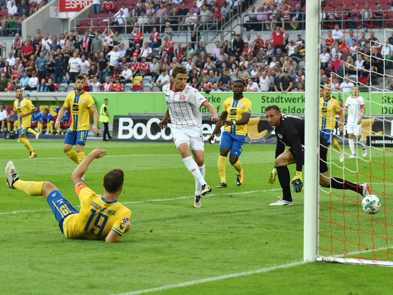 Erzielte das Tor zum zwischenzeitlichen 1:0 für Fortuna Düsseldorf: Marcel Sobottka.