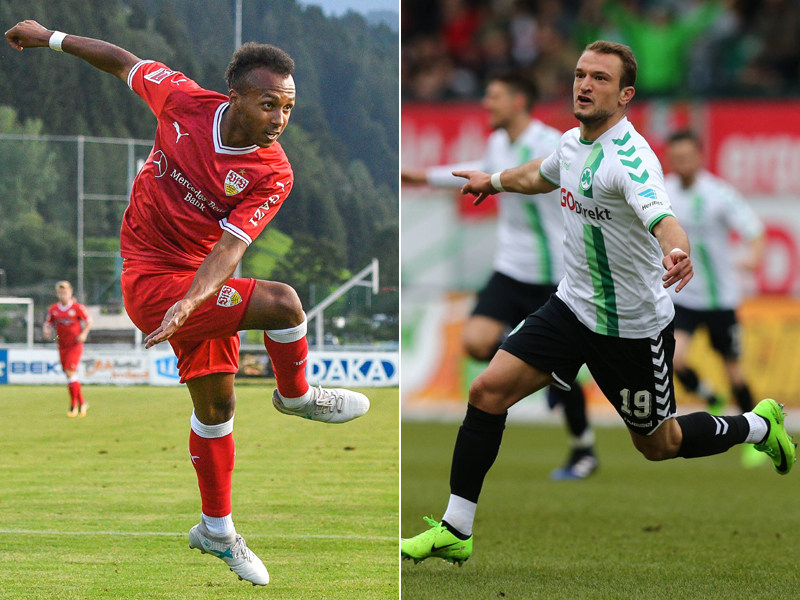 Fürth holt Julian Green (li.) und gibt Veton Berisha ab.