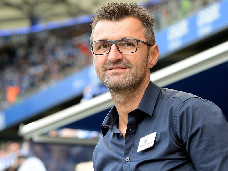 Hofft auf den Einsatz von Kevin Möhwald: Nürnbergs Cheftrainer Michael Köllner.