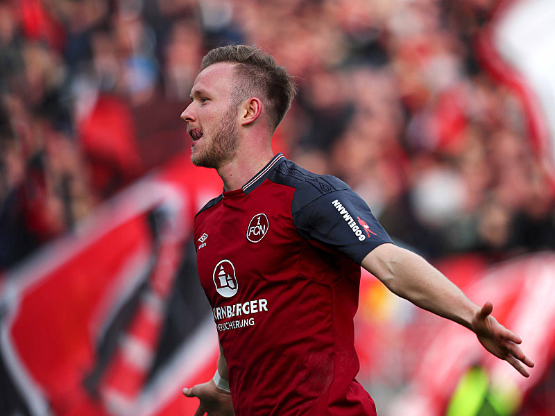 Erzielte in der 2. Liga 2017/18 bislang sechs Tore für Nürnberg: Cedric Teuchert.