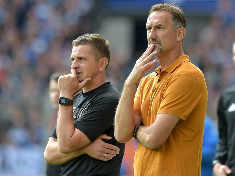 Vom Co zum Chef: Mersad Selimbegovic (links) beerbt Achim Beierlorzer.