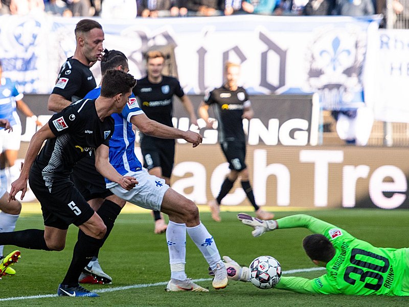 Stand kurz vor der Pause goldrichtig: Darmstadts Serdar Dursun.