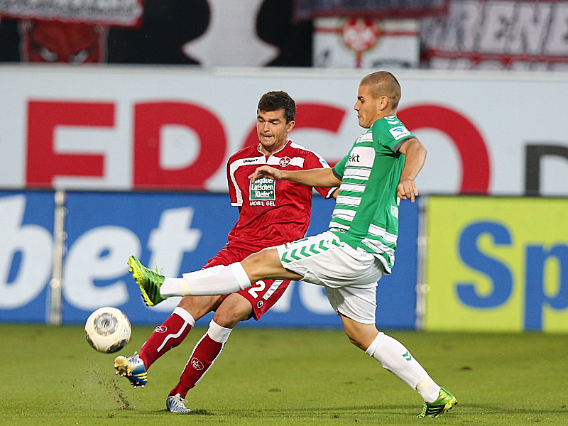 Mudrinski (re.) im Duell mit Simunek