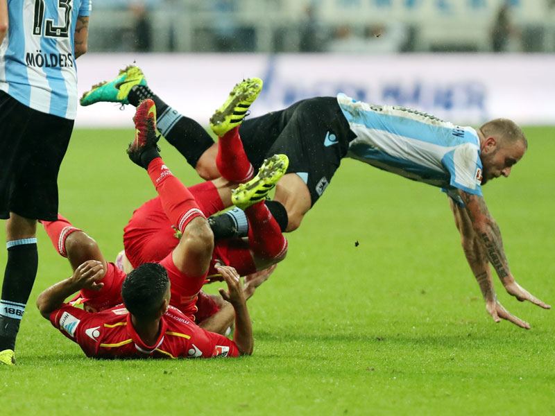 Bruchlandung: Nichts zu holen gab es für 1860 München im Heimspiel gegen Union Berlin.