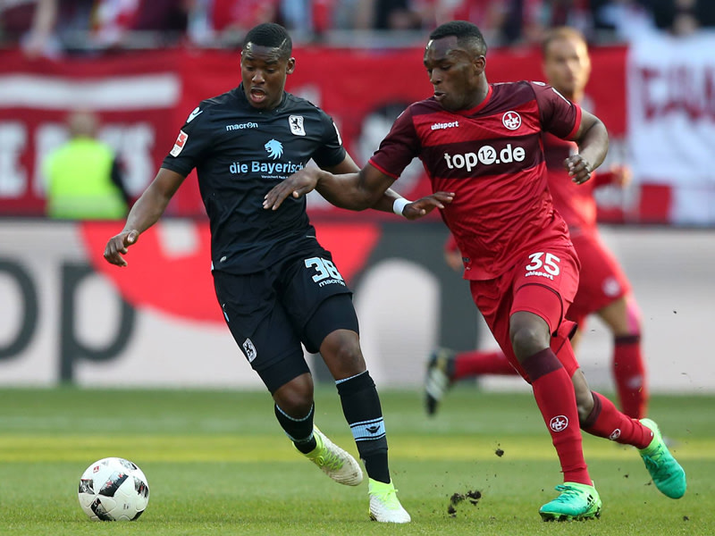 Romuald Lacazette (li.), Osayamen Osawe