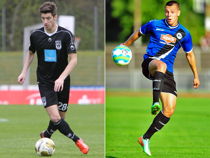 Tragen fortan dasselbe Trikot: Dominik Boettcher (li.) und Nikola Trkulja (re.).