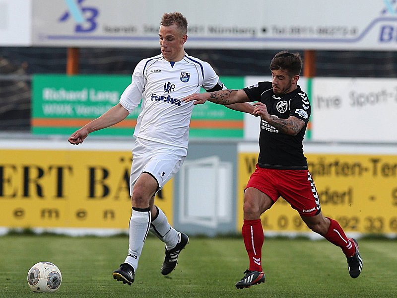 Wurde einst von Eintracht Bamberg weggeschnappt: Kevin Kühnlein (links).