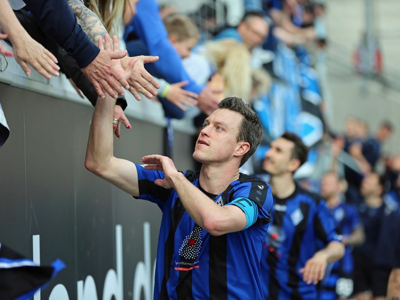 Sein Dank galt auch den Fans: Hanno Balitsch beendet seine Karriere in Mannheim.