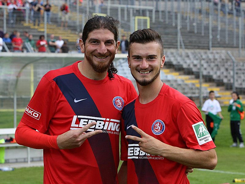 Zwei Spieler, vier Tore: Ercan Aydogmus und Enes Topal (re.).