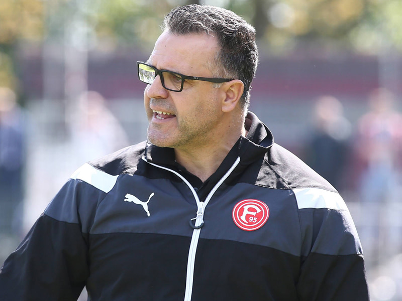 Mit neuem Personal in die Saison: Fortuna-Coach Taskin Aksoy.