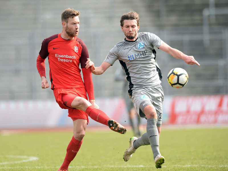 Bleibt der Regionalliga erhalten: Lucas Albrecht (links) wechselt von Hessen Kassel zum OFC.