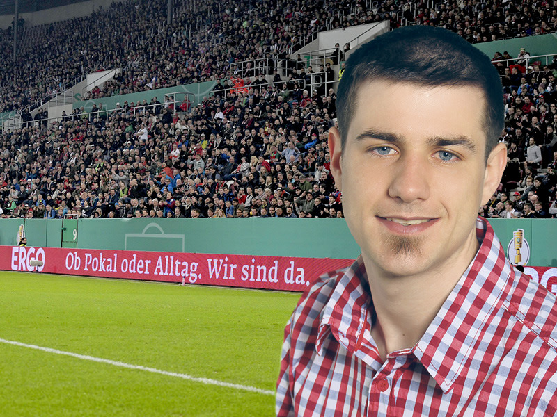Unterwegs als ERGO-Fan-Reporter: Tim Schelenz.