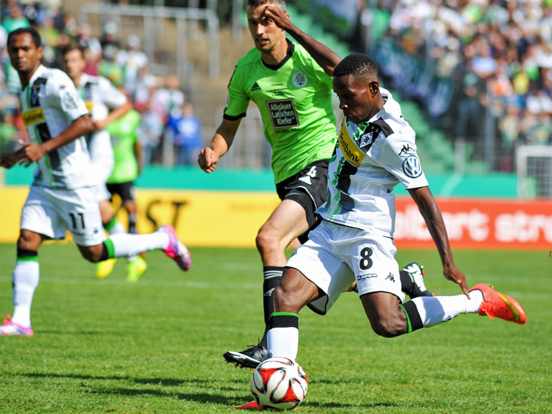 Auffälliges Pflichtspiel-Debüt: Ibrahima Traoré fügte sich bei der Borussia gut ein.
