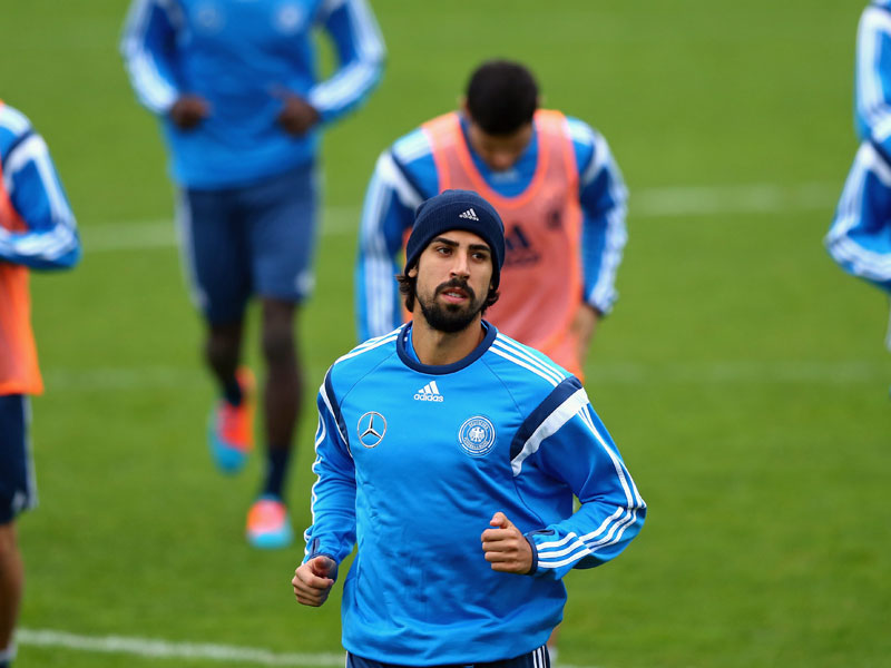 Wieder mittendrin und auskunftsfreudig: Nationalspieler Sami Khedira.