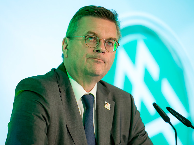 Nahm zum Rücktritt Mesut Özils Stellung: DFB-Präsident Reinhard Grindel.