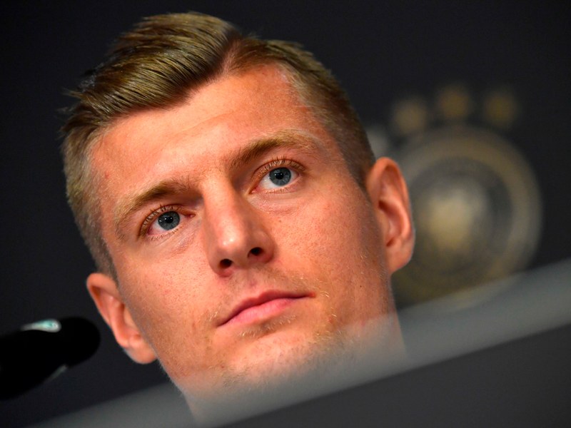 Toni Kroos am Donnerstag in Berlin