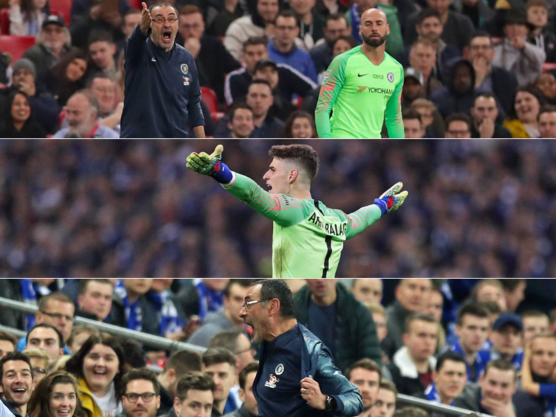Kepa verweigert die Auswechslung und Maurizio Sarri flippt aus
