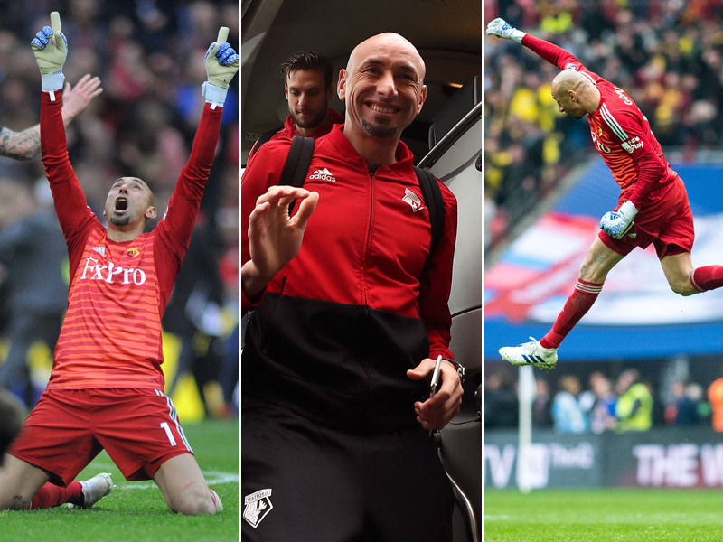 "Der FA Cup gehört 'Gomie'": Heurelho Gomes, Fan-Liebling beim FC Watford.