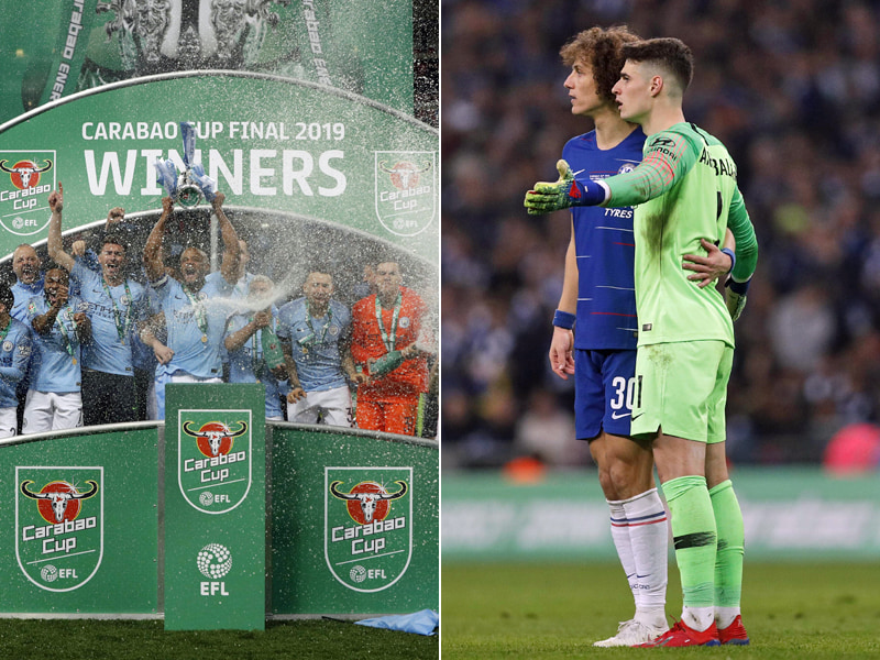 Kepa Eklat Schockt Chelsea Mancity Wieder League Cup Sieger Kicker