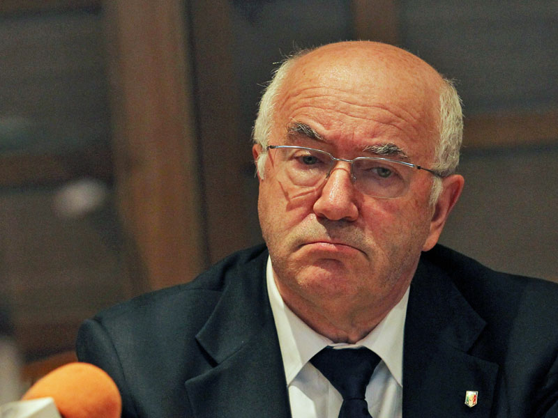 Darf nicht am UEFA-Kongress im März 2015 teilnehmen: Carlo Tavecchio.