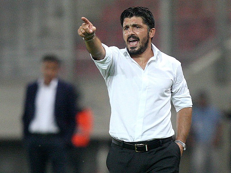Zurück in Pisa: Trainer Gennaro Gattuso.