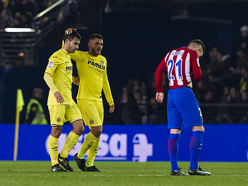 Siegtorschützen gegen Atletico: Manuel Trigueros und Jonathan Dos Santos (v.l.).