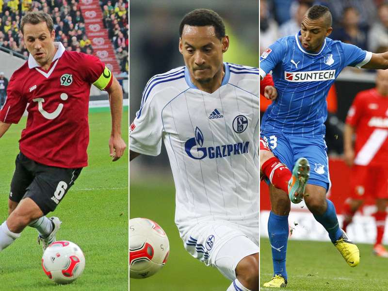 Ein Bundesliga-Trio für die Stars and Stripes: Steven Cherundolo, Jermaine Jones und Daniel Williams.