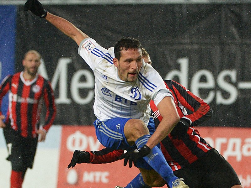 In gewohnten Farben: Ex-Schalker Kevin Kuranyi ließ sich am Sonntag gegen Amkar Perm nicht stoppen.