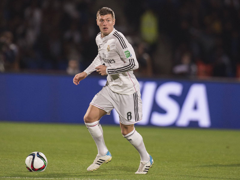 99 von 105 seiner Pässe fanden ihr Ziel: Toni Kroos, Klub-Weltmeister mit Real Madrid.