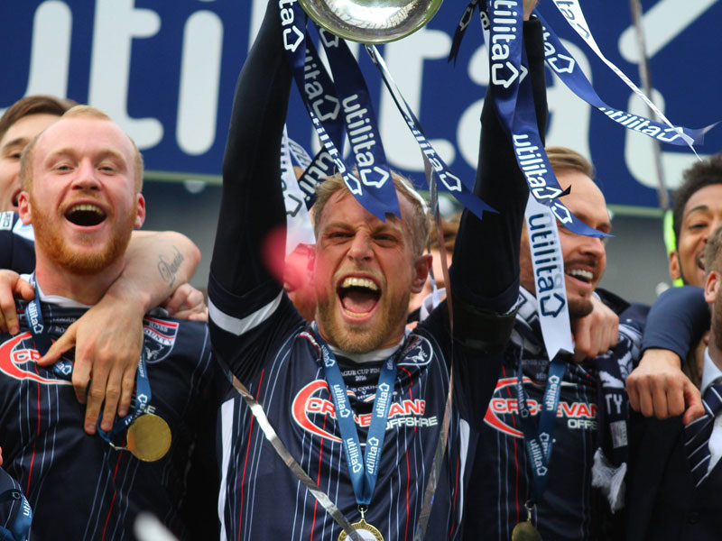 Seit März ist Ross County Ligapokalsieger - auf der Vereinswebsite erfährt man davon derzeit nichts.