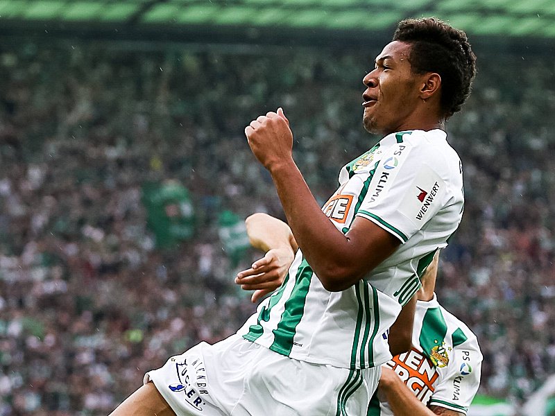 Traf beim 5:0 von Rapid Wien gegen die SV Ried einmal: Joelinton.