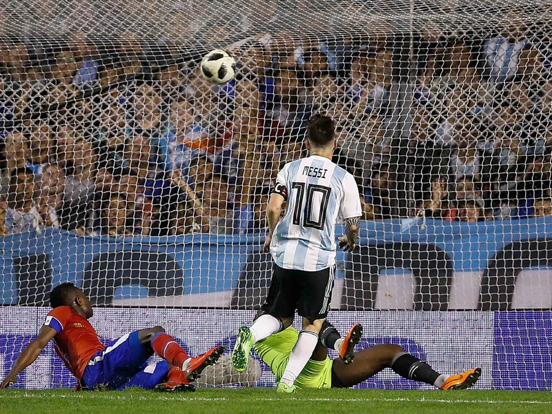 Traf dreifach gegen Haiti: Lionel Messi.
