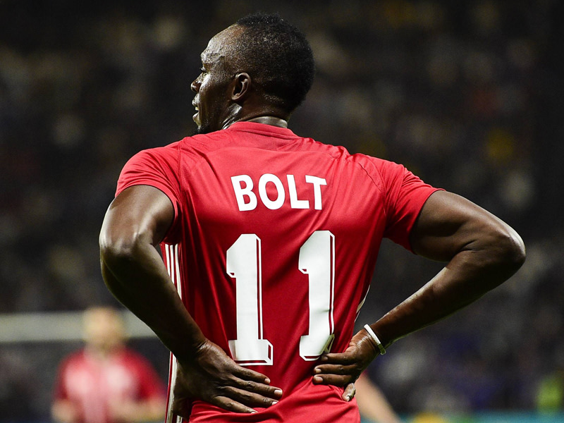 In "Down Under" zum Profifußballer? Usain Bolt hat seinen Traum noch nicht begraben.