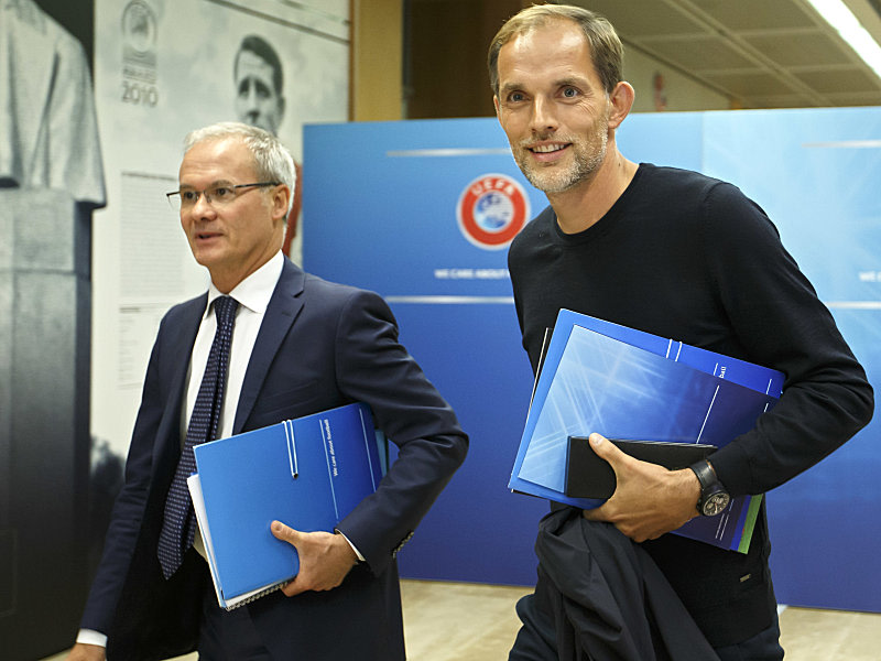Thomas Tuchel und Giorgio Marchetti (li.)